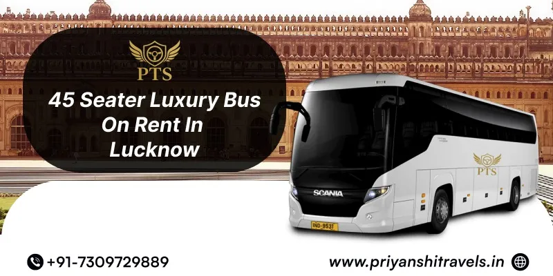 Volvo Bus on Rent in Lucknow, 45 Seater Volvo Bus Hire in Lucknow - 45 Seater Volvo on Rent in Lucknow